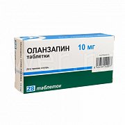 Оланзапин таблетки 10 мг 28 шт. Оланзапин таблетки 10 мг 28 шт.