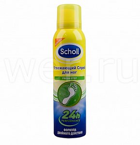 Scholl Спрей освежающий для снятия усталости ног 150 мл
