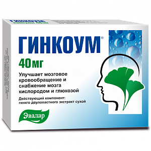 Гинкоум капсулы 40 мг 90 шт. Эвалар