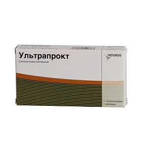 Ультрапрокт суппозитории ректальные 10 шт.