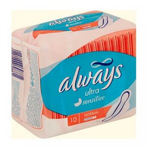Always Прокладки Ultra sensitive Normal 10 шт.