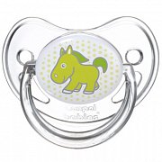 Canpol Пустышка силиконовая круглая Transparent 0-6 мес. в ассортименте