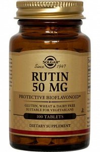 Солгар Рутин таблетки 50 мг 100 шт. (БАД)