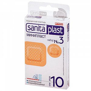 Sanita Plast Пластырь Мини №3 10 шт.