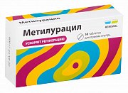 Метилурацил таблетки 500 мг 50 шт. Метилурацил таблетки 500 мг 50 шт.