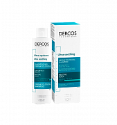 Vichy Dercos Шампунь успокаивающий без сульфатов для чувствительной кожи головы для нормальных и жирных волос 200 мл