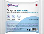 Марля медицинская 3 м х90 см Клинса Марля медицинская 3 м х90 см Клинса