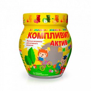 Компливит Активные мишки пастилки жевательные 30 шт. (БАД)