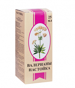 Валерианы настойка флакон 25 мл