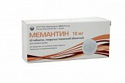 Мемантин таблетки покрытые пленочной оболочкой 10 мг 60 шт. Мемантин таблетки покрытые пленочной оболочкой 10 мг 60 шт.