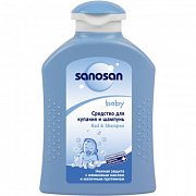 Sanosan Baby Средство для купания и Шампунь с дозатором 200 мл