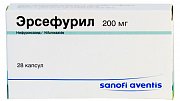 Эрсефурил капсулы 200 мг 28 шт. Эрсефурил капсулы 200 мг 28 шт.