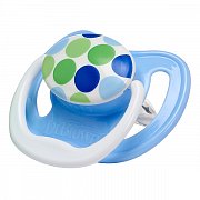 Dr Brown`s Пустышка PreVent 6-18 мес. синяя, в футляре