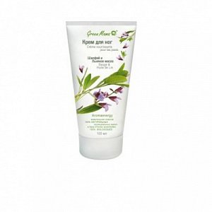 Green Mama Формула Тайги Крем для ног Шалфей и льняное масло 100 мл