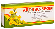 Адонис-бром таблетки покрытые оболочкой 20 шт.