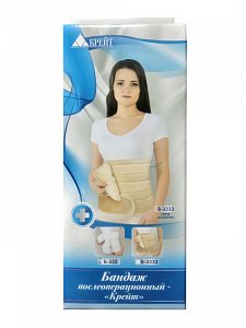 Крейт Бандаж Б-333 послеоперационный белый р.3