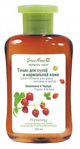 Green Mama Формула Тайги Тоник Череда и земляника для сухой и нормальной кожи 300 мл