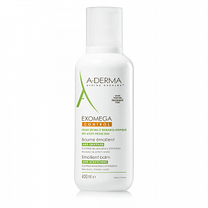 A-Derma Exomega Control Бальзам смягчающий для лица и тела 400 мл