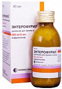 Энтерофурил суспензия для приема внутрь 200 мг 5 мл 90 мл флакон Энтерофурил суспензия для приема внутрь 200 мг 5 мл 90 мл флакон