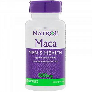 Natrol Мака для мужчин капсулы 500 мг 60 шт. (БАД)