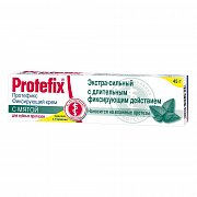 Protefix Крем фиксирующий экстра-сильный для зубных протезов с мятой 45 г Protefix Крем фиксирующий экстра-сильный для зубных протезов с мятой 45 г