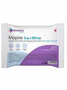 Марля медицинская 5 м х90 см Клинса Марля медицинская 5 м х90 см Клинса