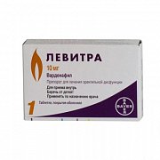Левитра таблетки 10 мг 1 шт. Левитра таблетки 10 мг 1 шт.