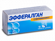 Эффералган с витамином С таблетки шипучие 10 шт. Эффералган с витамином С таблетки шипучие 10 шт.