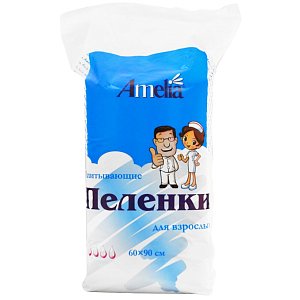 Amelia Пеленки 60х90 см для взрослых 10 шт.