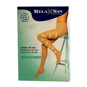 RelaxSan Колготки с микрофиброй 140 Den р.5 черный