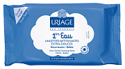 Uriage Первая вода салфетки очищающие мягкие для новорожденных 25шт