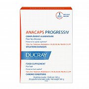 Ducray Anacaps Progressiv Капсулы для укрепления волос и питания кожи головы 30 шт.