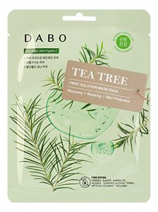 DABO Маска тканевая для лица с экстрактом чайного дерева 23г