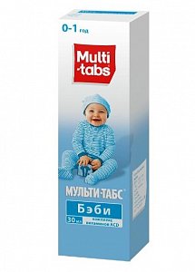 Мульти-табс Бэби капли для приема внутрь для детей 30 мл 0-1 года