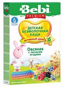 Bebi Каша безмолочная Premium овсяная с лесными ягодами с 6 мес. 200 г