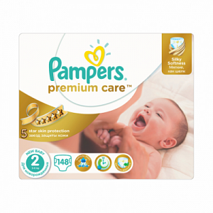 Pampers Подгузники Premium Care Mini 3-6 кг 148 шт.