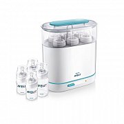 Avent SCF285 03 Стерилизатор электрический паровой 3в1 + бутылочки 4 шт.