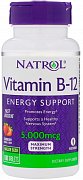 Natrol Витамин B-12 таблетки быстрорастворимые 5000 мкг 100 шт. (БАД) Natrol Витамин B-12 таблетки быстрорастворимые 5000 мкг 100 шт. (БАД)