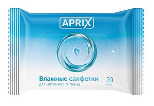 Салфетки влажные для интимной гигиены 20 шт. Априкс
