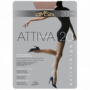 Omsa Attiva Колготки 20 Den Caramello р.4-L