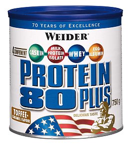 Weider Protein 80+ 750 г ирис-карамель банка
