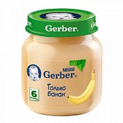 Gerber Пюре Банан с 6 мес. 130 г