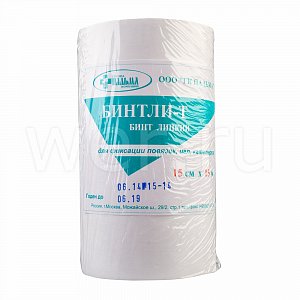 Бинтли-Т бинт липкий 15 см х 15 м рулон