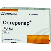 Остерепар таблетки 70 мг 4 шт. Остерепар таблетки 70 мг 4 шт.