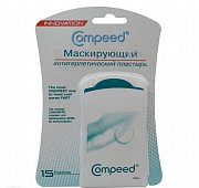 Compeed Пластырь маскирующий антигерпетический 15 шт. Compeed Пластырь маскирующий антигерпетический 15 шт.