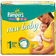 Pampers Подгузники NewBaby NewBorn 2-5 кг 27 шт.
