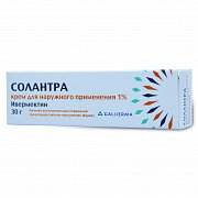 Солантра крем для наружного применения 1% 30 г Солантра крем для наружного применения 1% 30 г