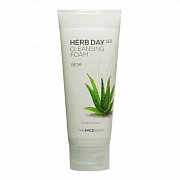 The Face Shop Пенка для умывания с Алоэ вера Herb Day Cleansing Foam 170 мл