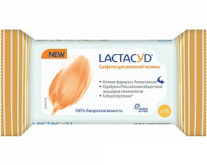 Lactacyd [Лактацид] салфетки для интимной гигиены 15 шт.