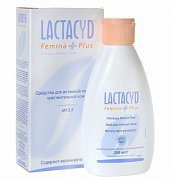 Lactacyd Femina+Plus Средство для интимной гигиены для Чувствительной Кожи 200 мл Lactacyd Femina+Plus Средство для интимной гигиены для Чувствительной Кожи 200 мл